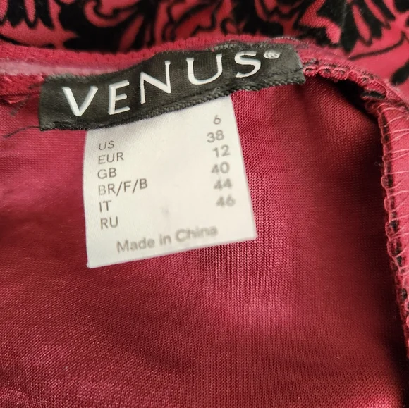 Venus Off Shoulder Red Wine Black Velvet Texture Mermaid Party Christmas… - Picture 4 of 4